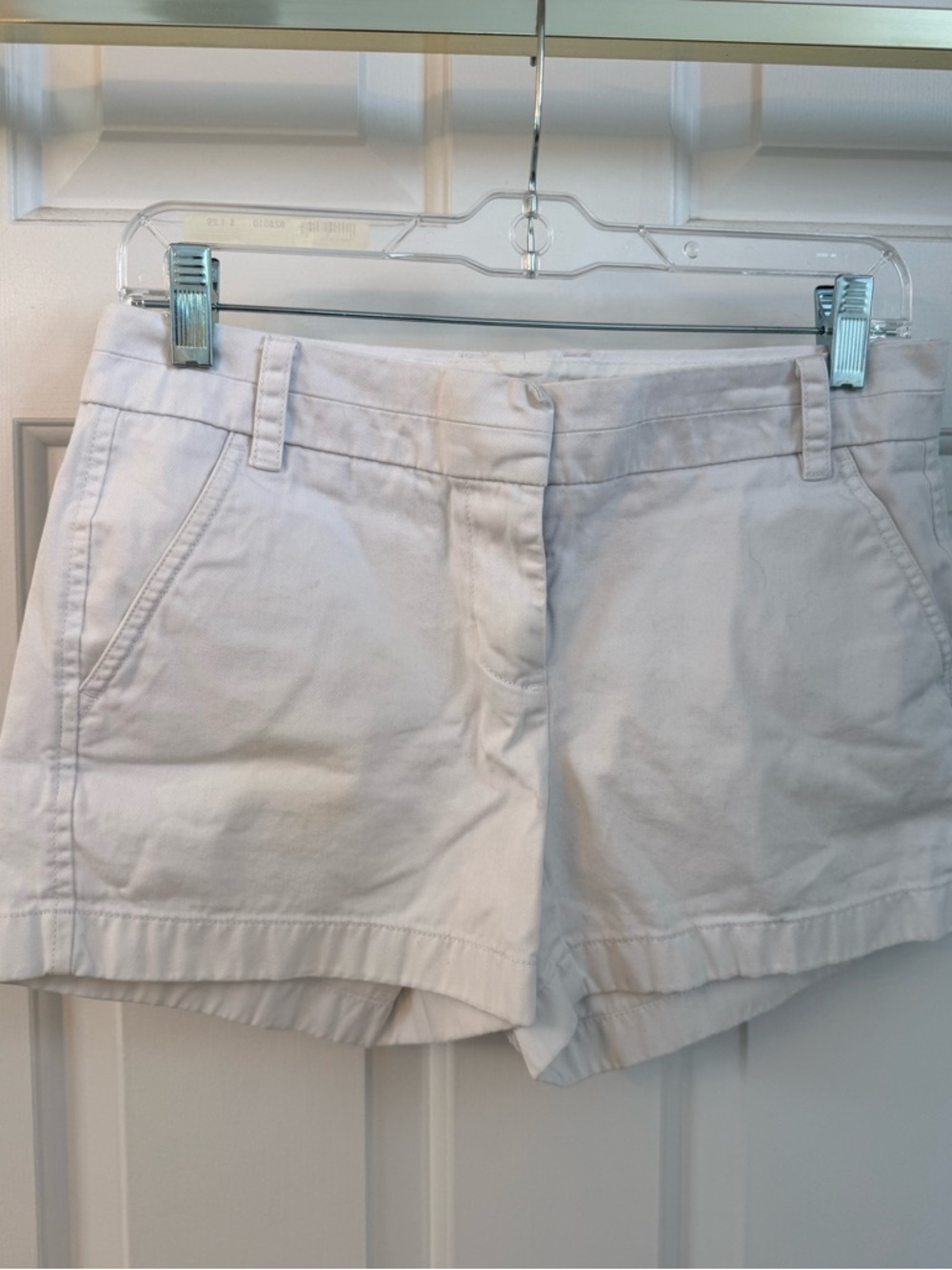 J Crew Women's White Cotton Shorts
